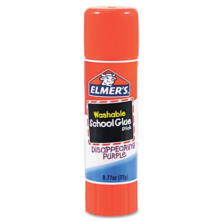 Elmers School Glue Stick, 0.77 oz, Dries Clear E524